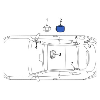 Mercedes-Benz OE - Radio Antenna Cover