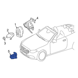 Mercedes-Benz OE - Left Hood Contact Switch