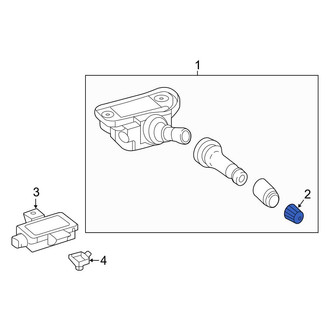 Mercedes-Benz OE - Tire Pressure Monitoring System (TPMS) Valve Stem Cap
