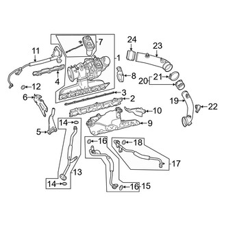 Mercedes-Benz OE - Engine - Turbocharger & Components