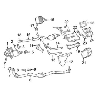 Mercedes-Benz OE - Exhaust System - Exhaust Components
