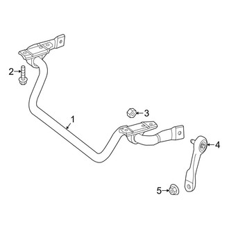 Mercedes-Benz OE - Front Suspension - Stabilizer Bar & Components (RWD)