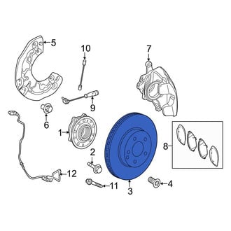 Mercedes-Benz OE - Front Disc Brake Rotor