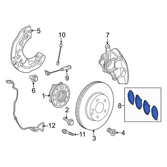 Mercedes-Benz OE - Front Disc Brake Pad Set