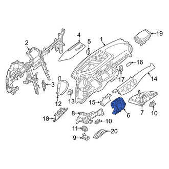 Mercedes-Benz OE - Steering Column Cover