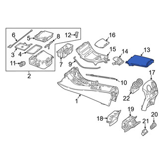 Mercedes-Benz OE - Console Lid