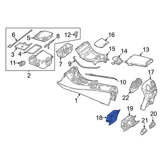 Mercedes-Benz OE - Ash Tray Housing