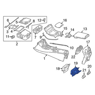 Mercedes-Benz OE - Ash Tray Housing