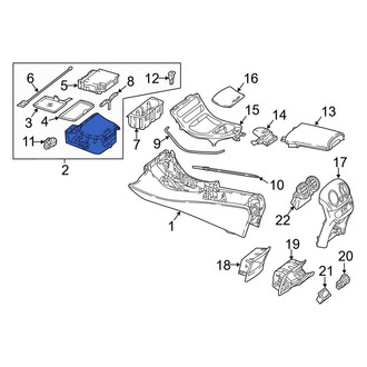Mercedes-Benz OE - Console Compartment