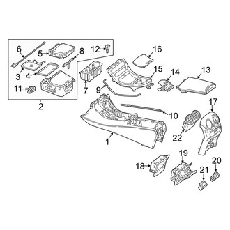 Mercedes-Benz OE - Console (Console & Components)