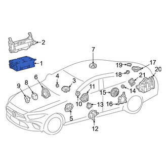 Mercedes-Benz OE - Radio Control Unit