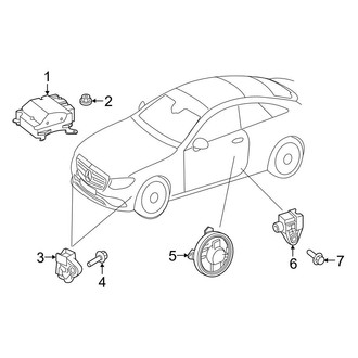 Mercedes-Benz OE - Restraint Systems - Air Bag Components (Modules and Sensors)