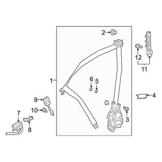 Mercedes-Benz OE - Restraint Systems - Front Seat Belts