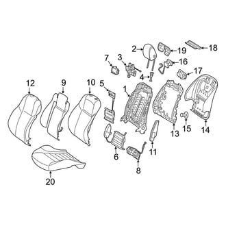 Mercedes-Benz OE - Seats & Tracks - Passenger Seat Components
