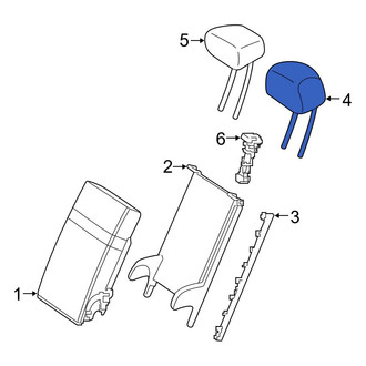 Mercedes-Benz OE - Rear Outer Headrest