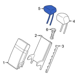 Mercedes-Benz OE - Rear Center Headrest