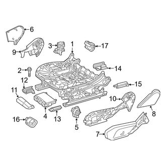Mercedes-Benz OE - Seats & Tracks - Tracks & Components (Front Seat)