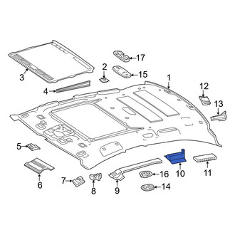 Mercedes-Benz OE - Front Left Roof Insulator