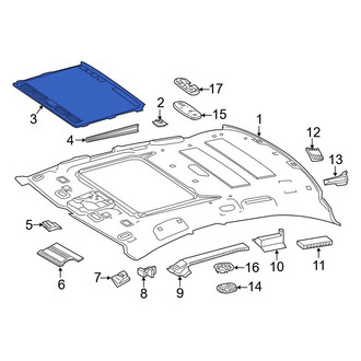 Mercedes-Benz OE - Sunroof Cover