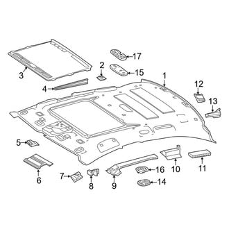Mercedes-Benz OE - Roof - Interior Trim (Headliner & Components)