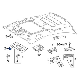 Mercedes-Benz OE - Sun Visor Support