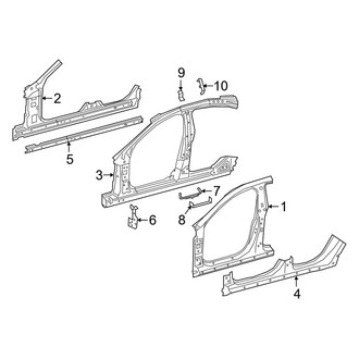 Mercedes-Benz OE - Pillars, Rocker & Floor - Aperture Panel