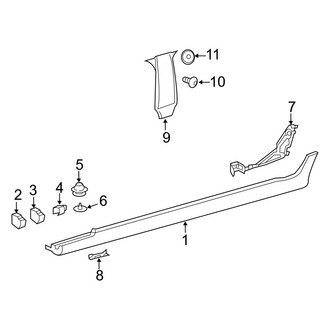 Mercedes-Benz OE - Pillars, Rocker & Floor - Exterior Trim