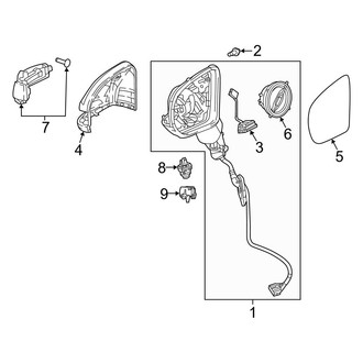Mercedes-Benz OE - Front Door - Outside Mirrors