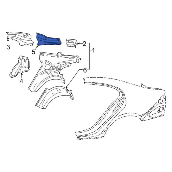 Body C-Pillar Reinforcement