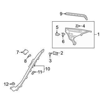 Mercedes-Benz OE - Quarter Panel - Interior Trim
