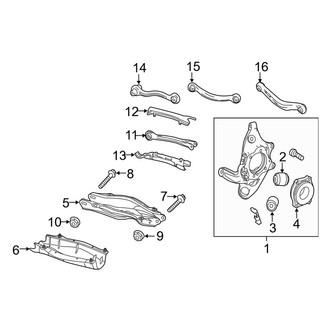 Mercedes-Benz OE - Rear Suspension - Suspension Components