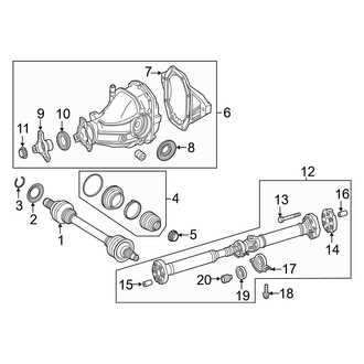 Mercedes-Benz OE - Rear Suspension - Axle & Differential