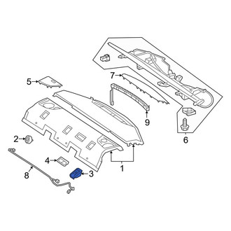 Mercedes-Benz OE - Rear Child Restraint Anchor Plate