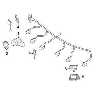 Mercedes-Benz OE - Front Bumper & Grille - Electrical Components