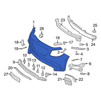 Mercedes-Benz OE - Front Bumper Cover
