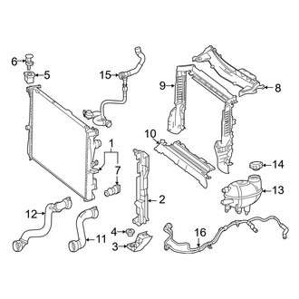 Mercedes-Benz OE - Cooling - Radiator & Components (Sedan)