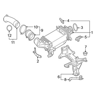 Mercedes-Benz OE - Cooling - Intercooler (Engine Mounted), (Sedan)