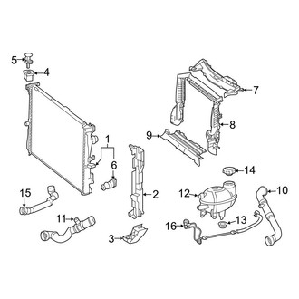 Mercedes-Benz OE - Cooling - Radiator & Components