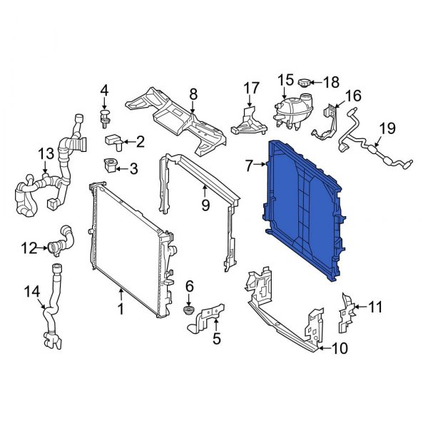 Radiator Mount Bracket