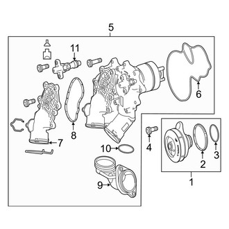 Mercedes-Benz OE - Cooling - Water Pump