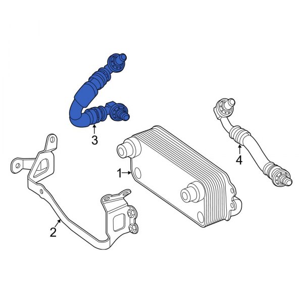 Automatic Transmission Oil Cooler Hose Assembly