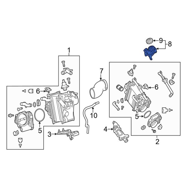 Turbocharger Coolant Reservoir