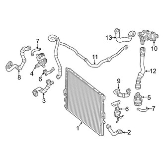 Mercedes-Benz OE - Cooling - Intercooler (Radiator Mounted)