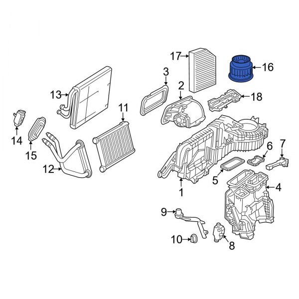 HVAC Blower Motor