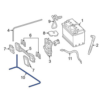 Mercedes-Benz OE - Battery Cable