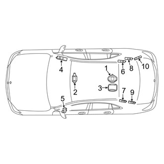 Mercedes-Benz OE - Electrical - Antenna (Sedan)