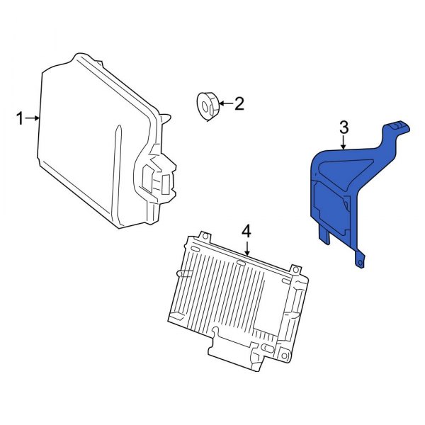 Cruise Control Distance Sensor Bracket