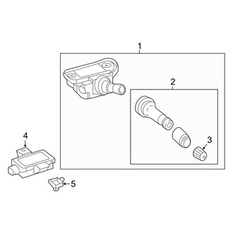 Mercedes-Benz OE - Electrical - Tire Pressure Monitor Components