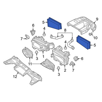 Mercedes-Benz OE - Right Engine Air Filter