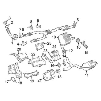 Mercedes-Benz OE - Exhaust System - Exhaust Components